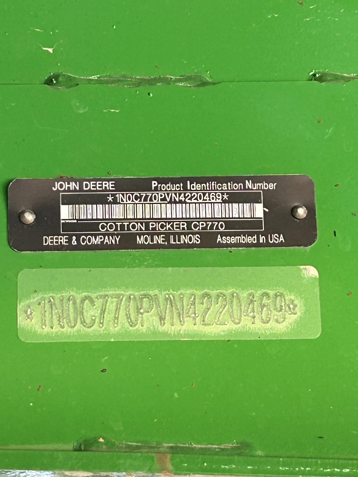 2022 John Deere CP770 Image