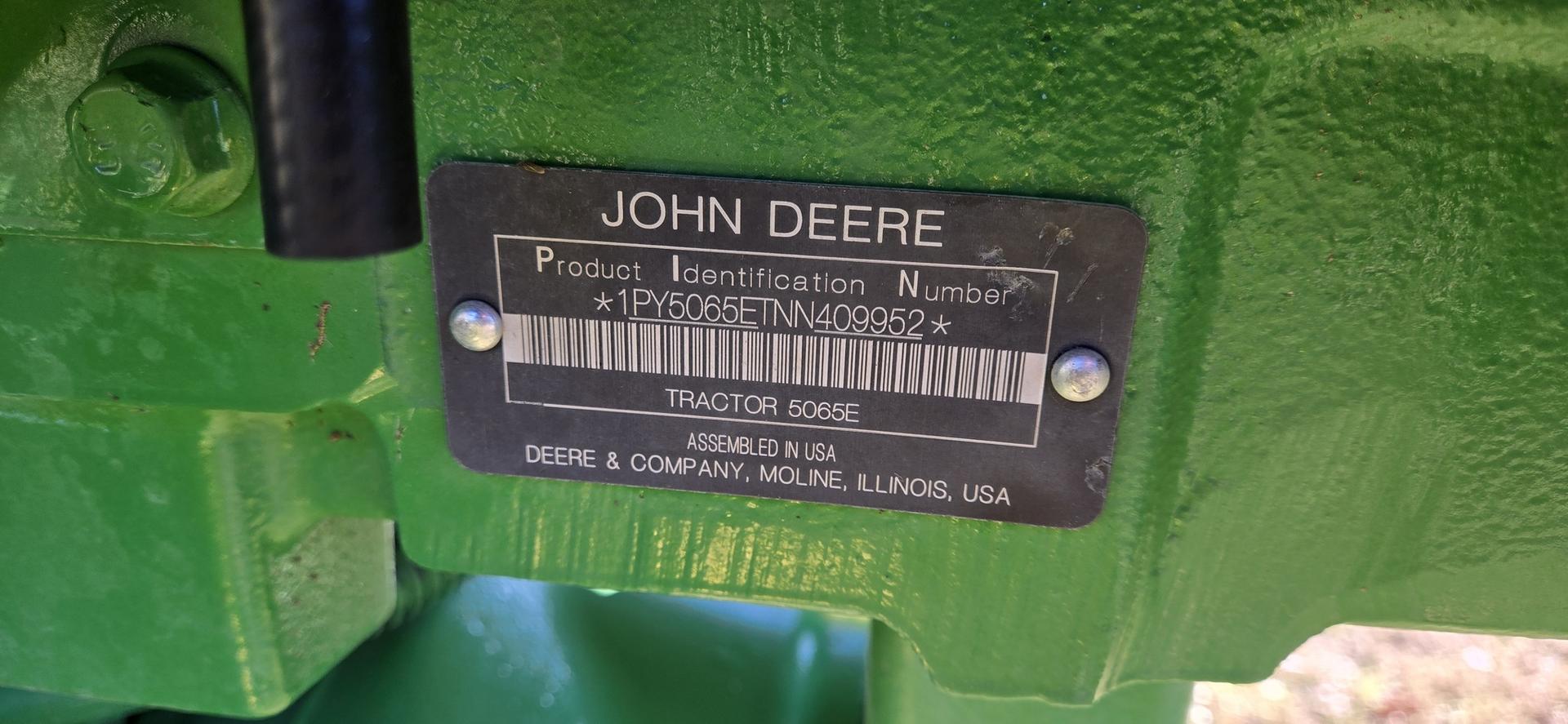 2022 John Deere 5065E Image