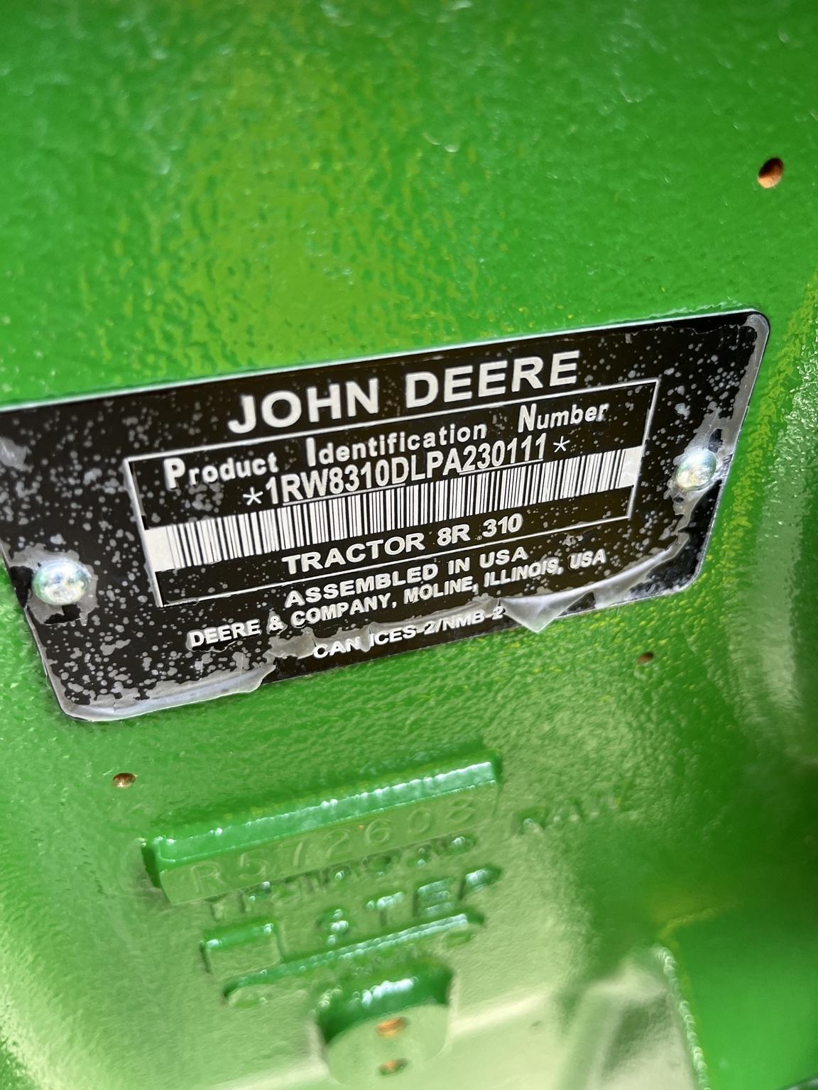 2023 John Deere 8R 310