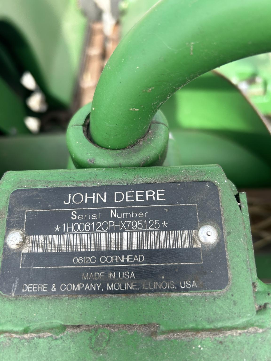 2017 John Deere 612C