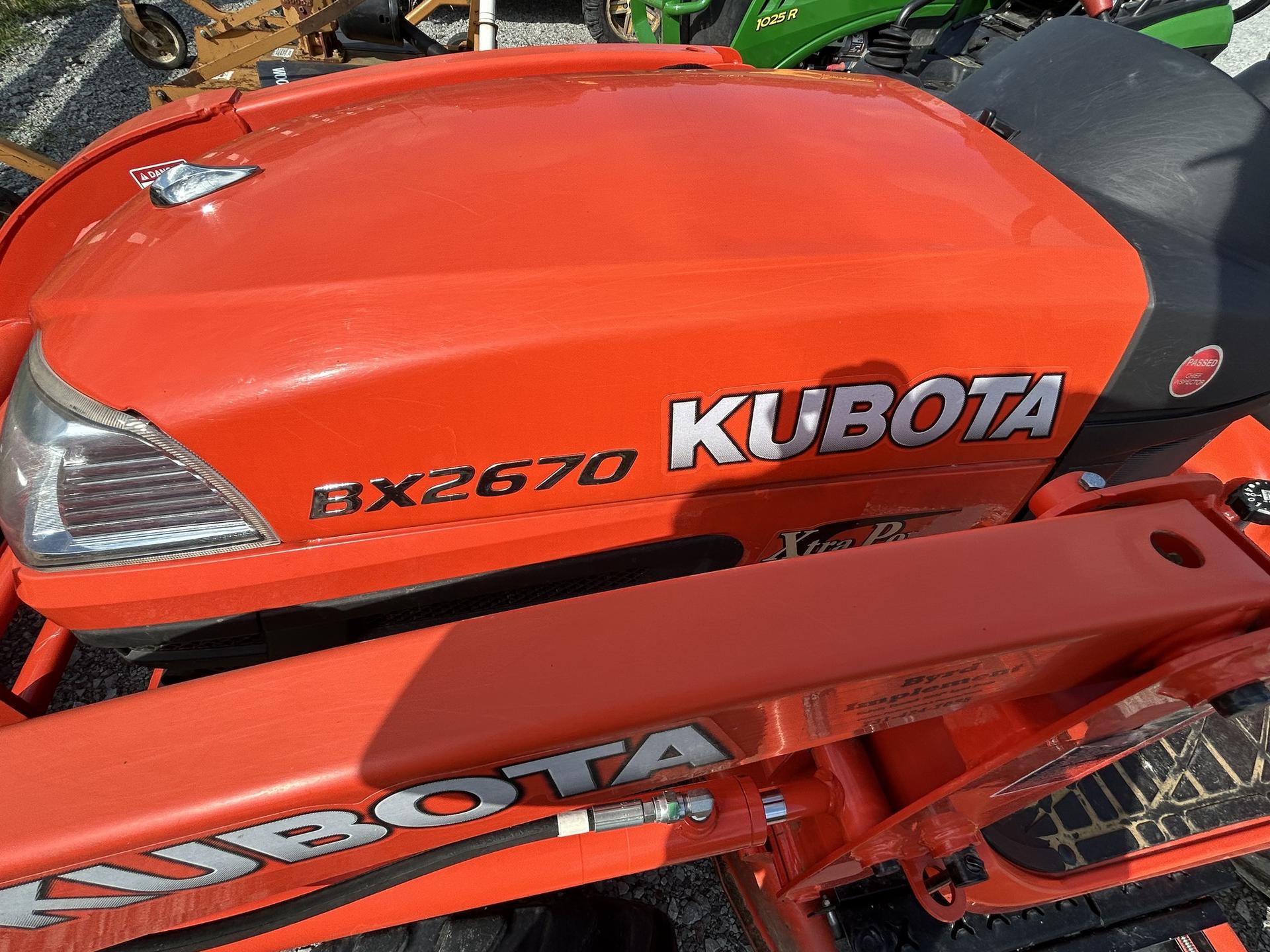 2016 Kubota BX-2670