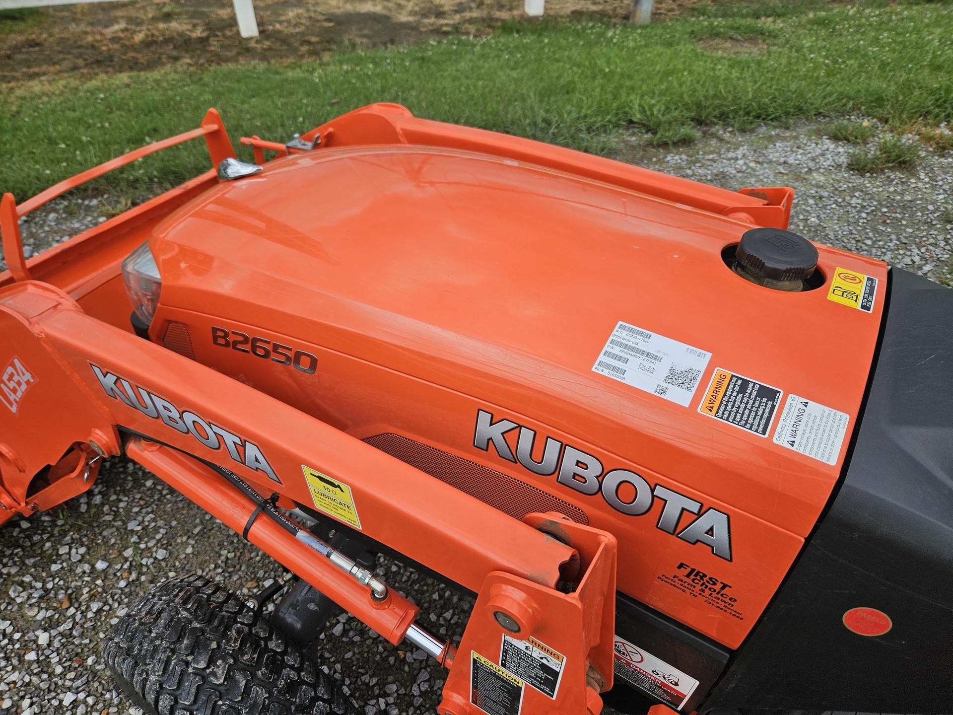 2022 Kubota B2650