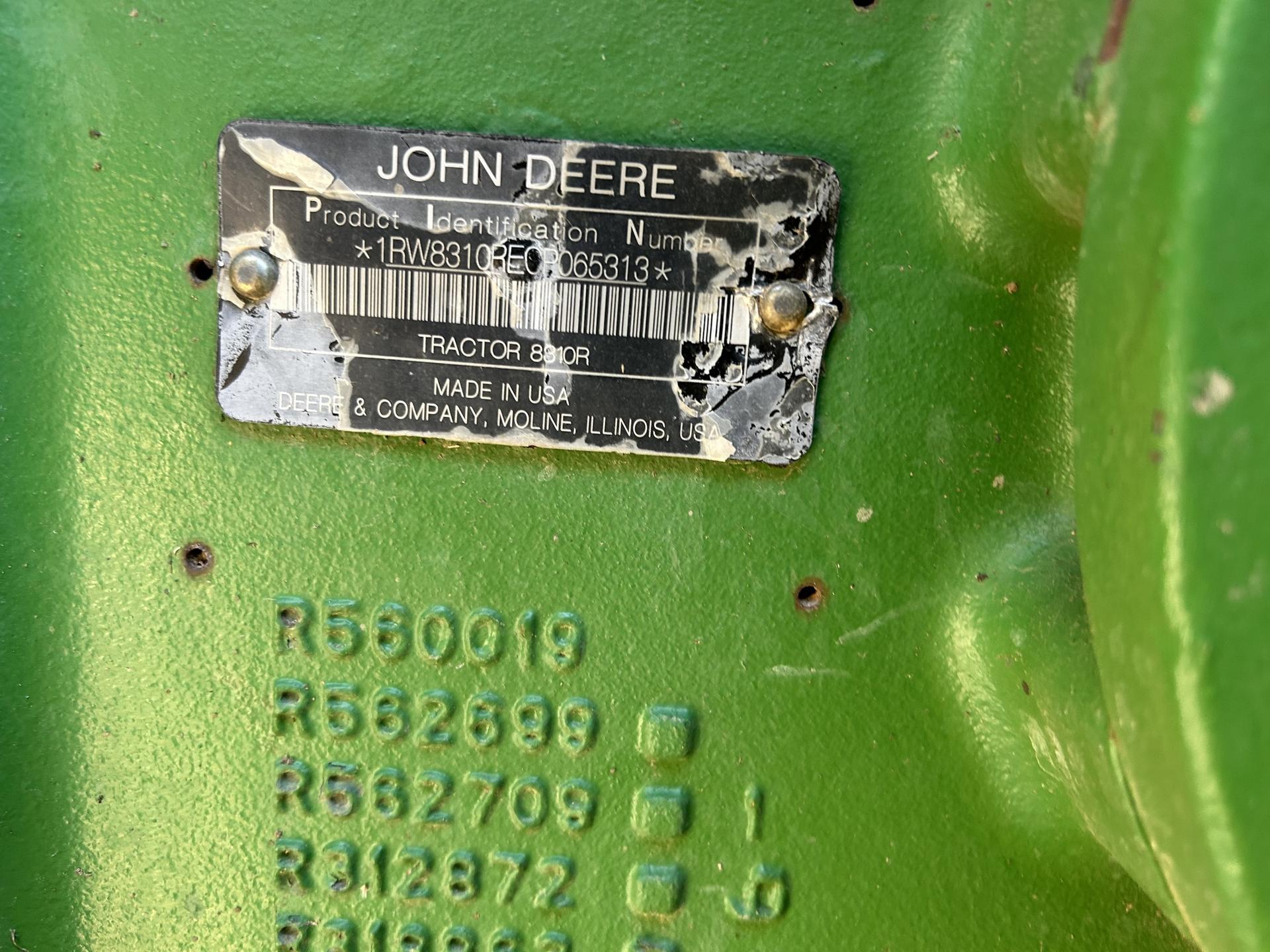 2012 John Deere 8310R Image