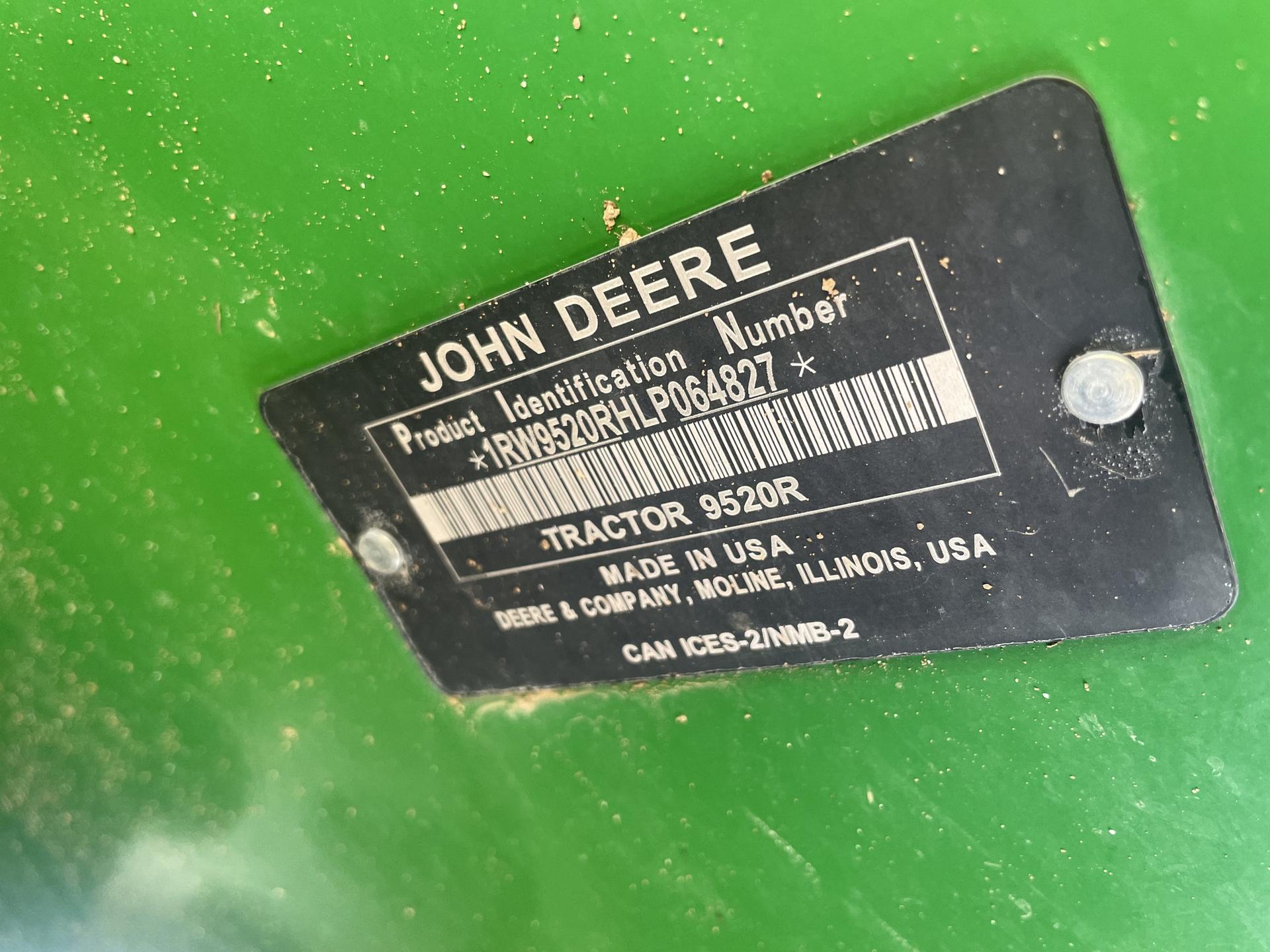 2020 John Deere 9520R